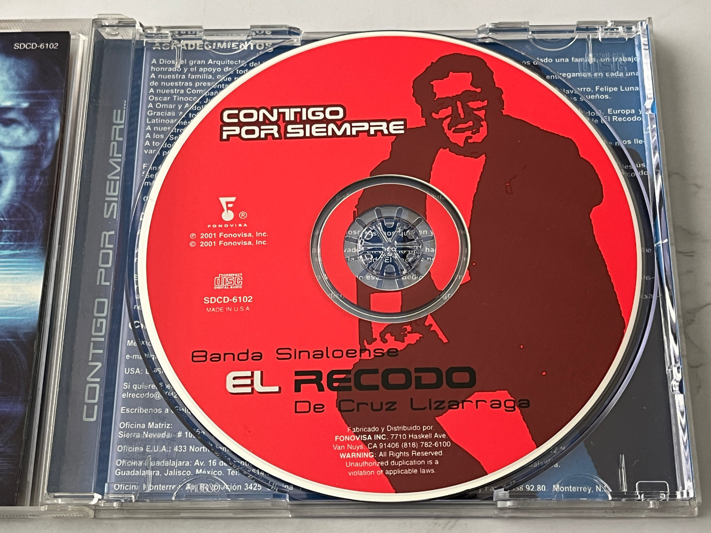 Banda Sinaloense El Recodo de Cruz Lizarraga – Contigo por Siempre (2001)