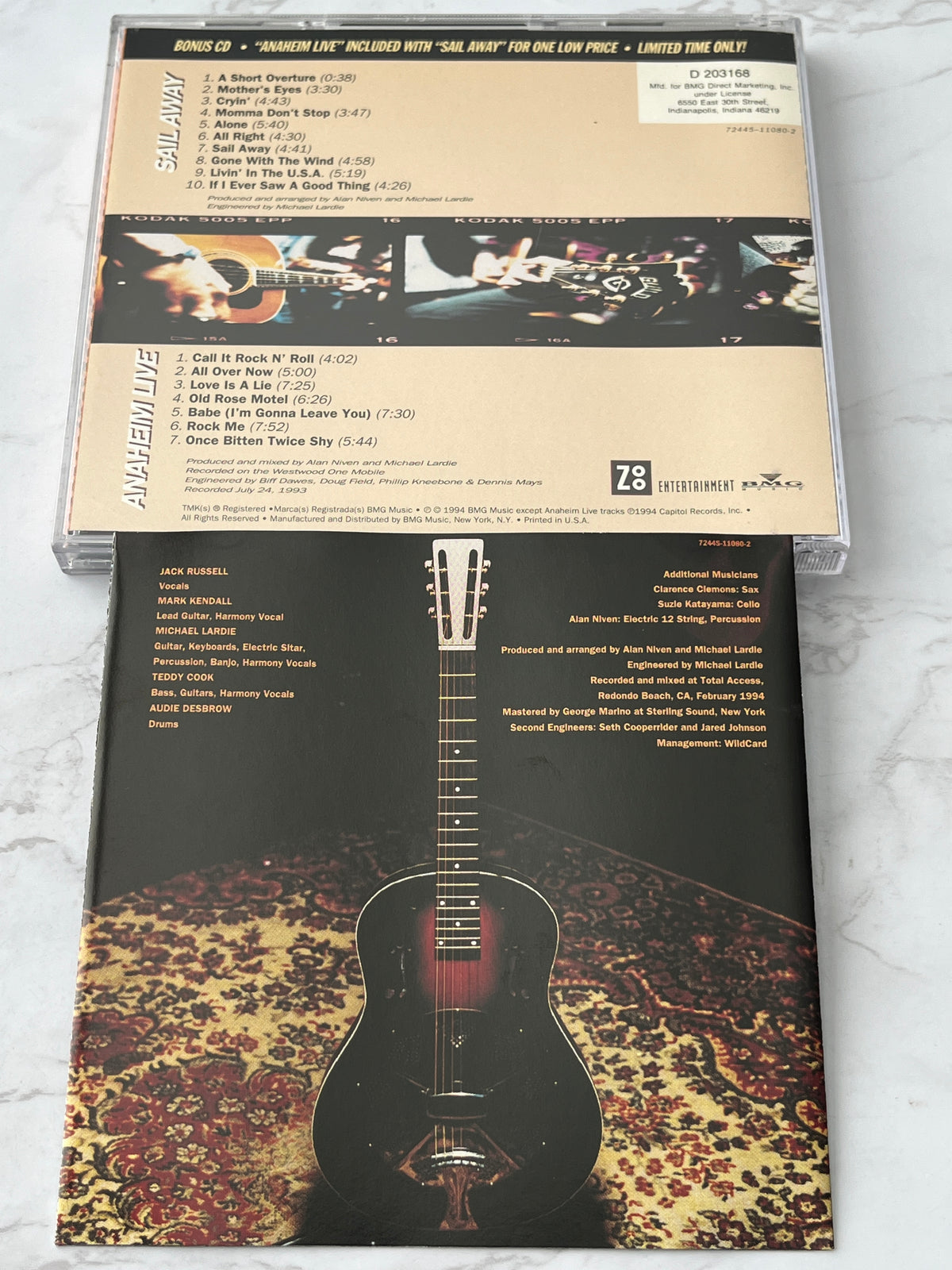 Great White – Sail Away / Anaheim Live (2-CD Set) (1994)