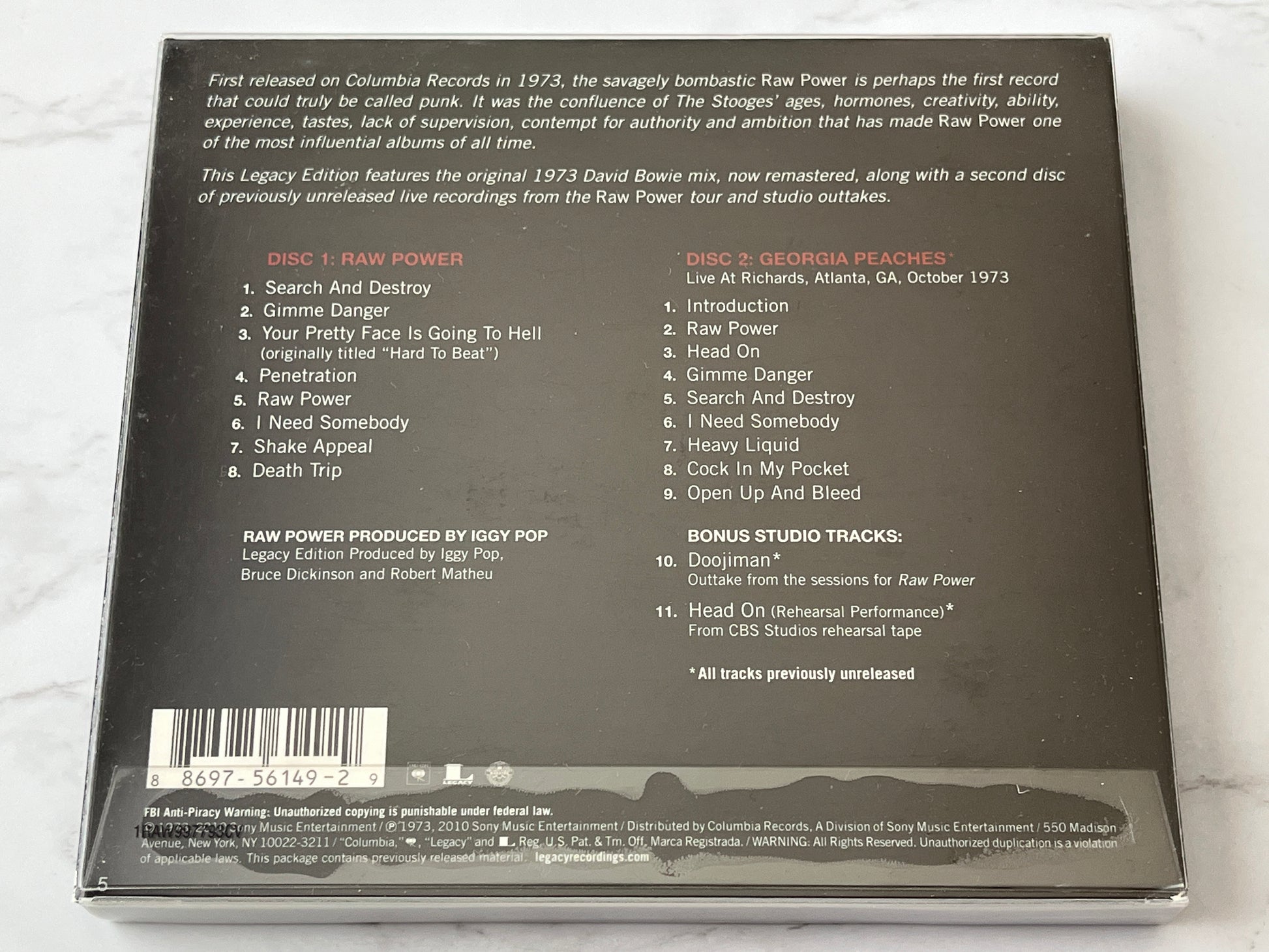 Iggy & The Stooges – Raw Power (Legacy Edition) (2-CD Set) (2010)