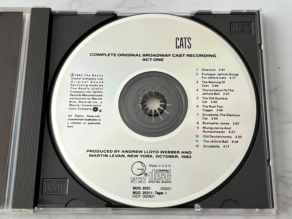 Andrew Lloyd Webber – Cats: Complete Original Broadway Cast Recording (2-CD Set) [DADC PRESS]