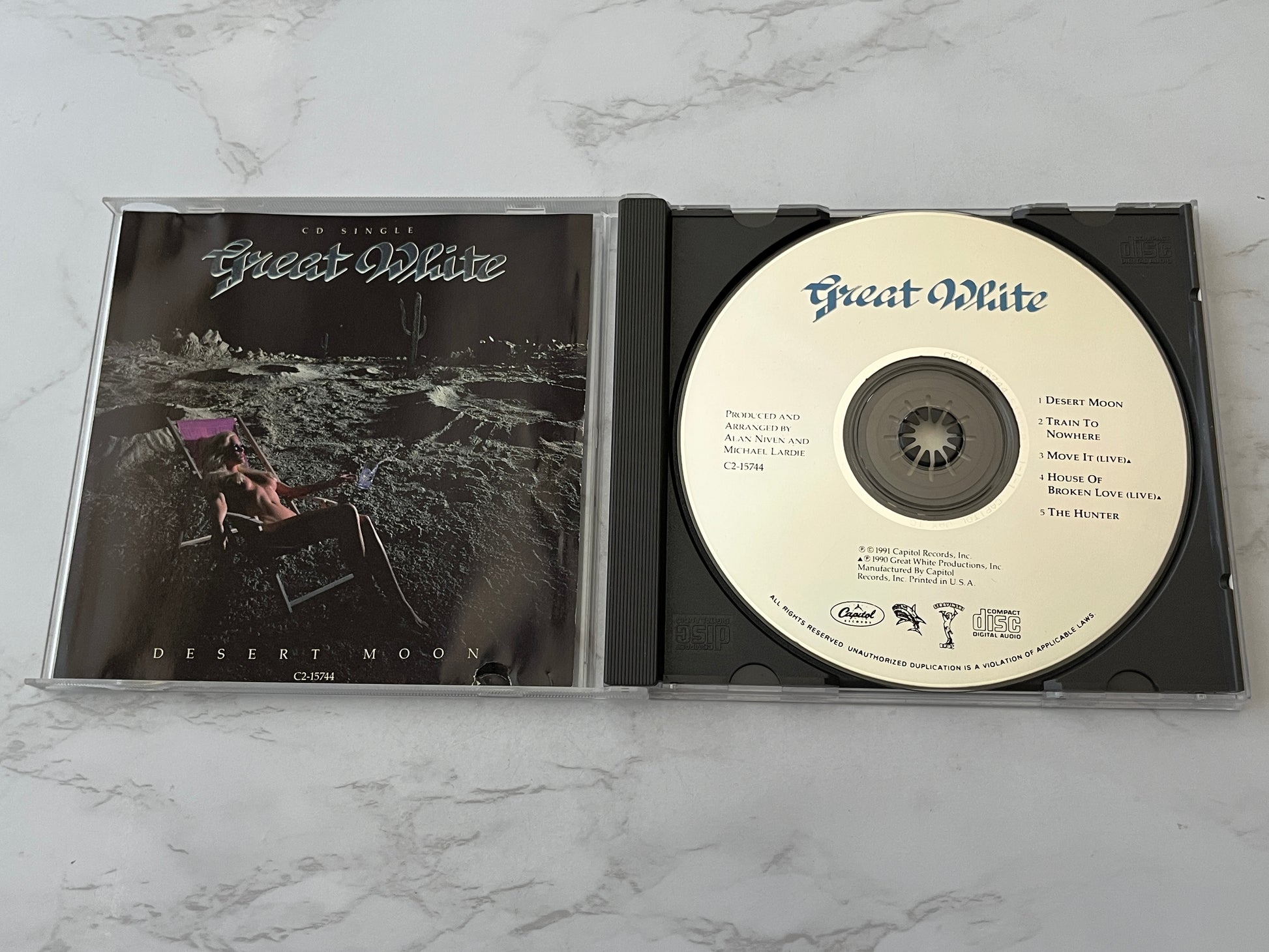 Great White – Desert Moon (CD Single) (1991)