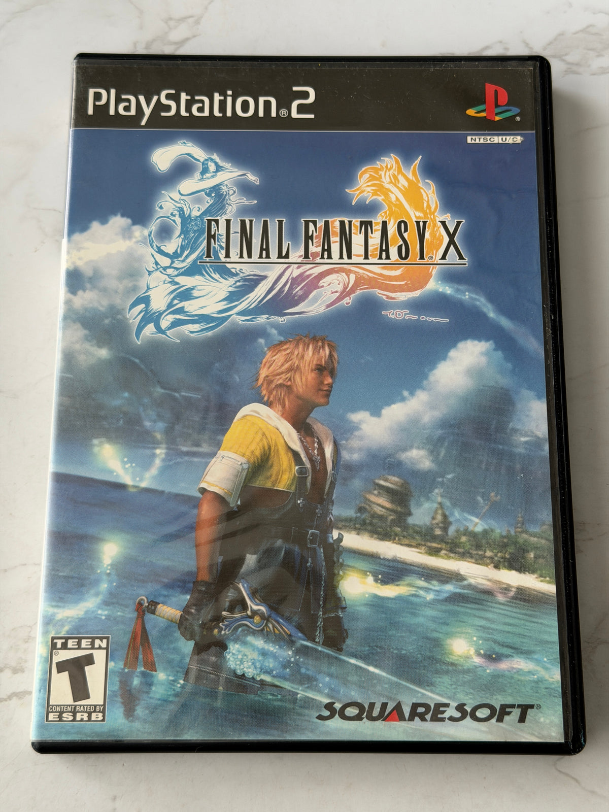 Final Fantasy X PS2 Black Label CIB Complete w/Manual RARE! NM!