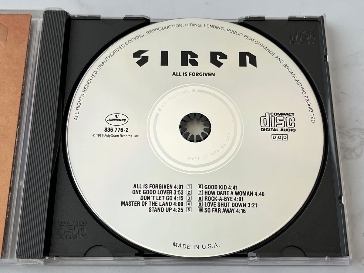 Siren – All Is Forgiven (1989)