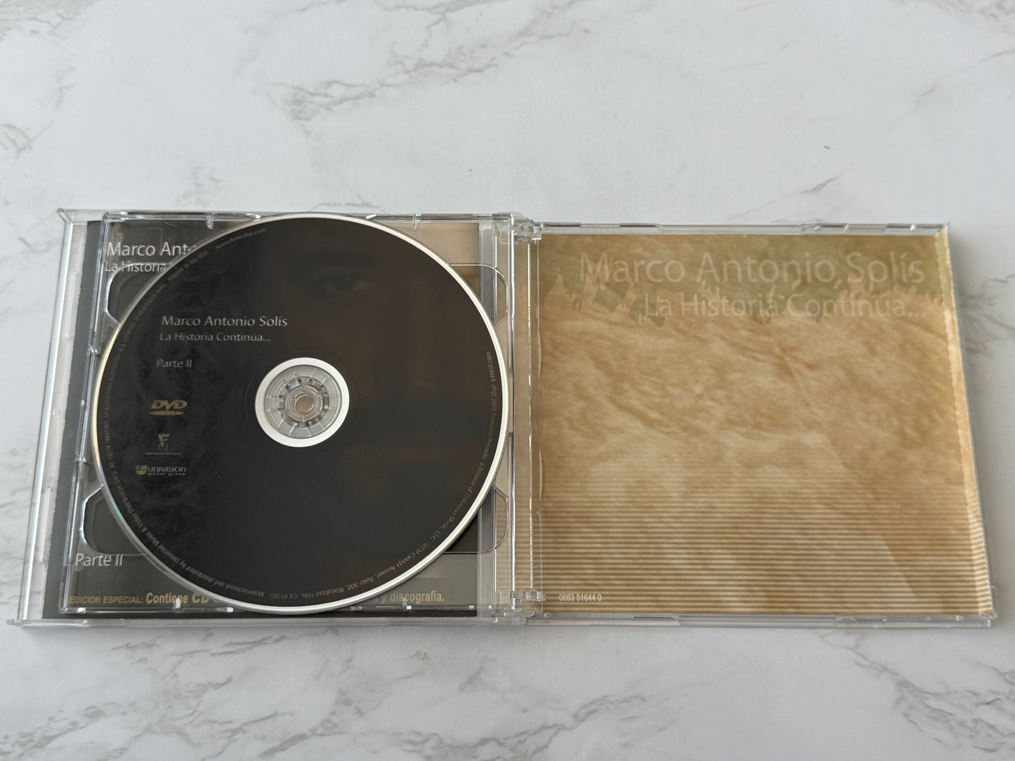 Marco Antonio Solís – La Historia Continúa... Parte II (CD + DVD) (2005)