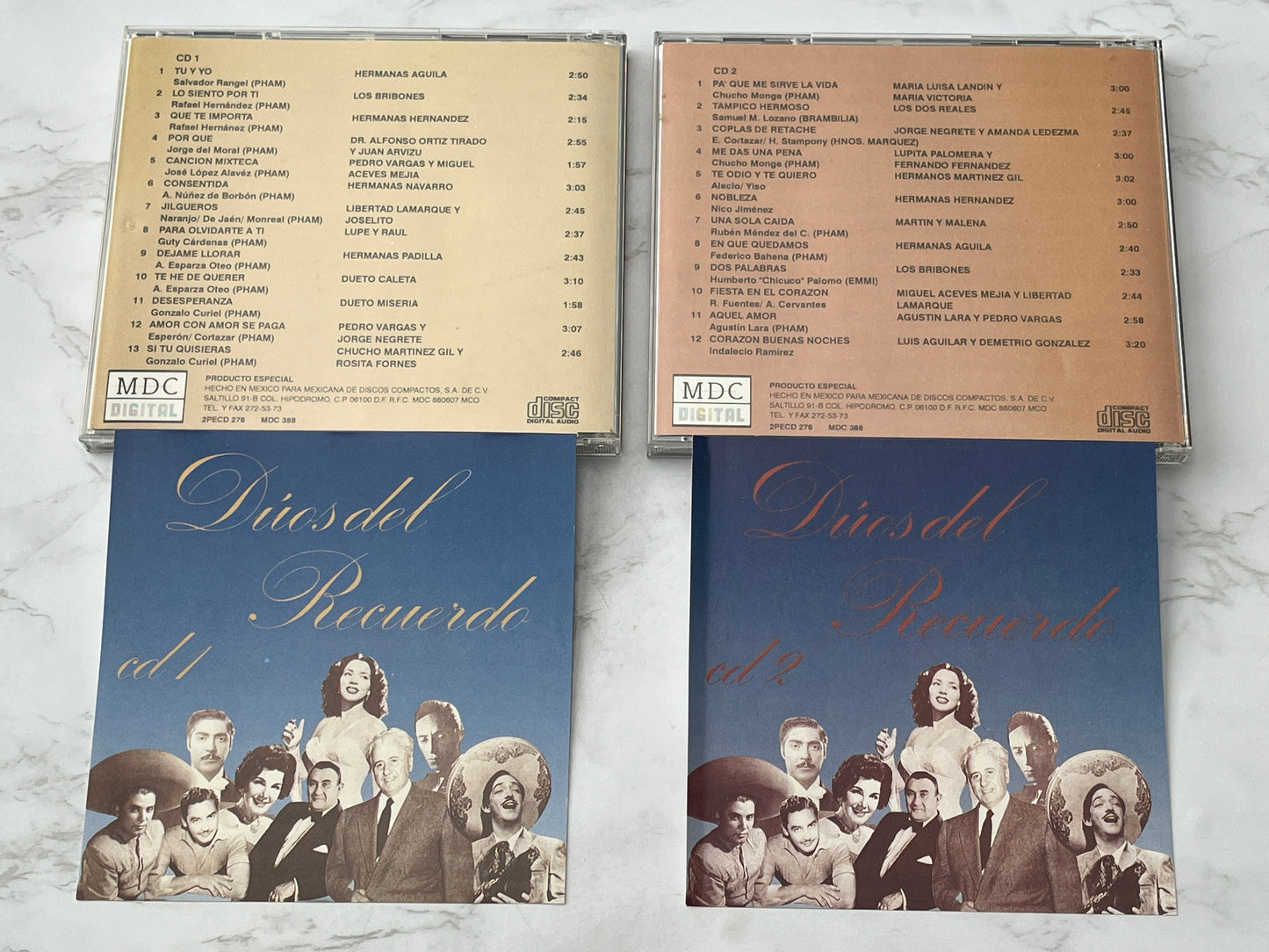 Dúos del Recuerdo Vol. 1 & 2 (2-CD Set) (1994)