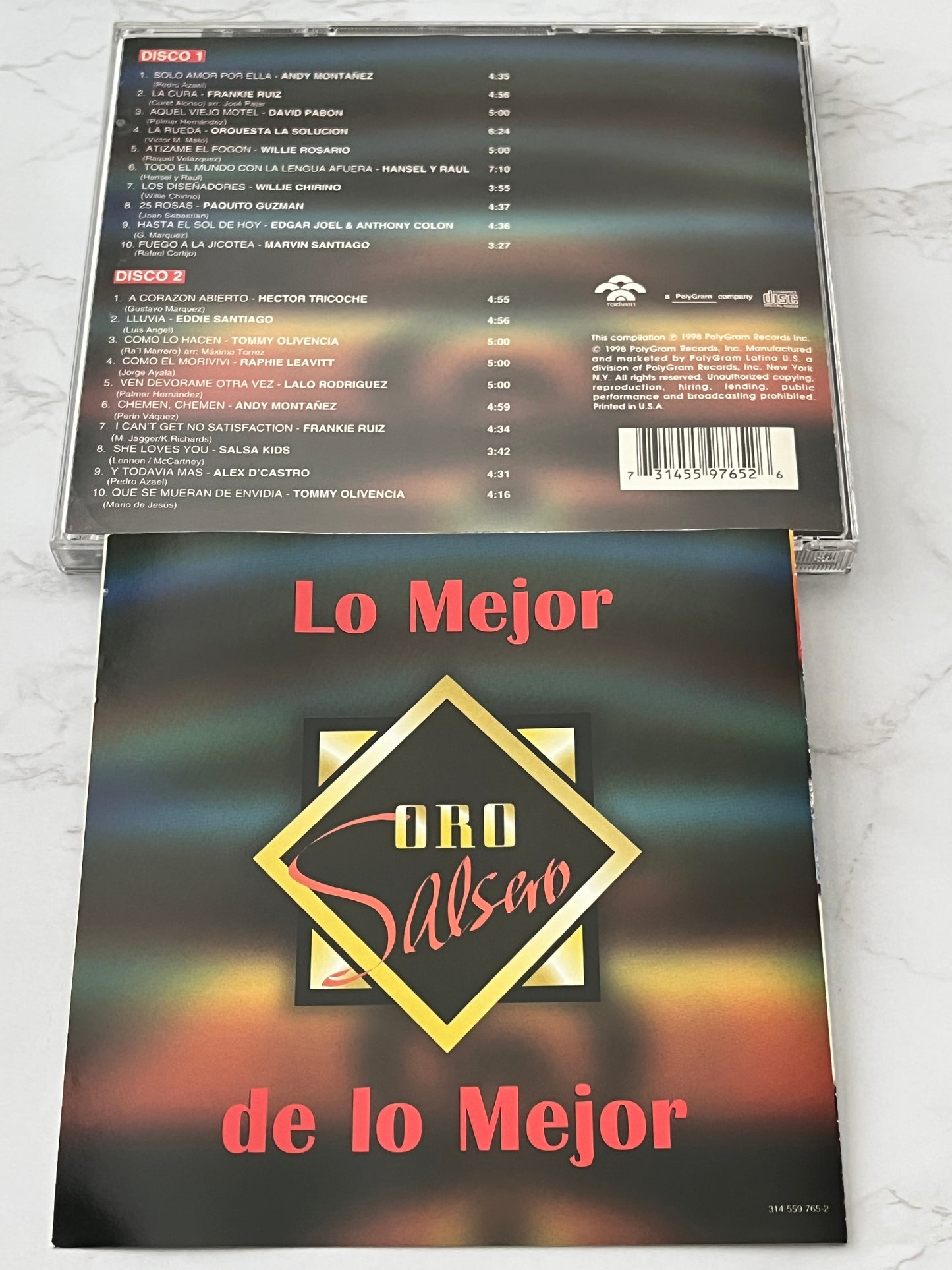 Lo Mejor de lo Mejor: Oro Salsero (2-CD Set) (1998)