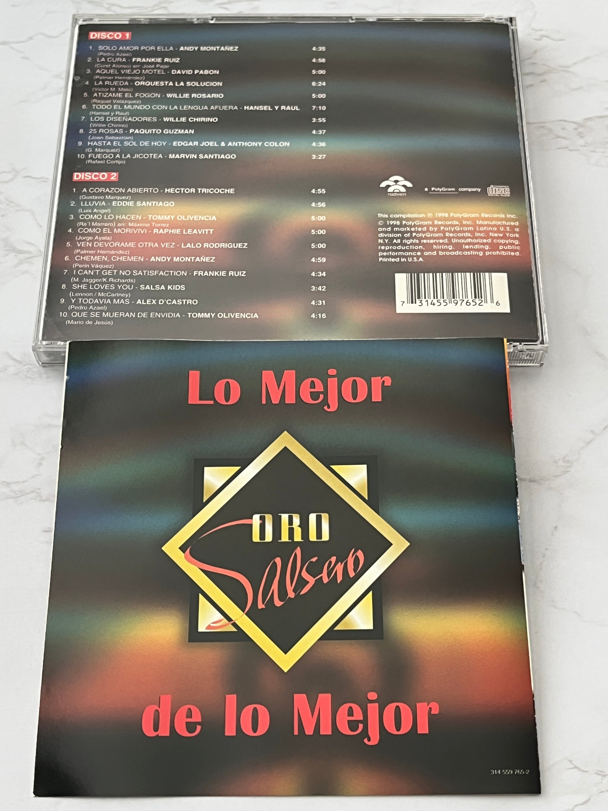 Lo Mejor de lo Mejor: Oro Salsero (2-CD Set) (1998)