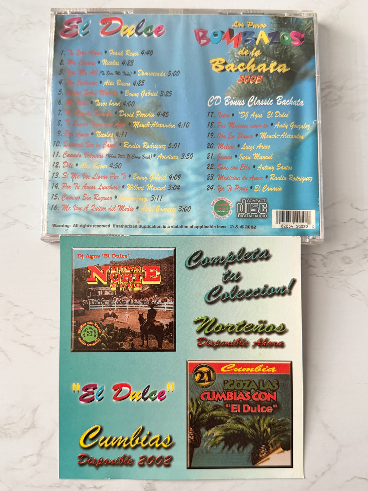 Los Puros Bombazos De La Bachata 2002 (2002)