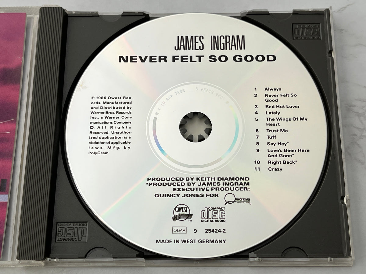 James Ingram – Never Felt So Good (1986) [W GERMANY TARGET ERA]