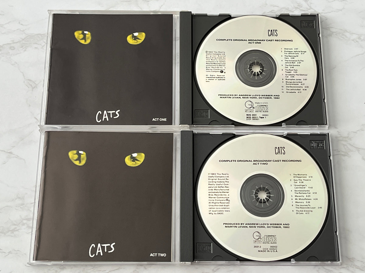 Andrew Lloyd Webber – Cats: Complete Original Broadway Cast Recording (2-CD Set) [DADC PRESS]