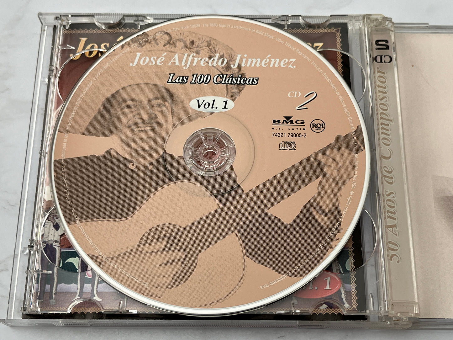 José Alfredo Jiménez – Las 100 Clásicas, Vol. 1 (2-CD Set) (2000)