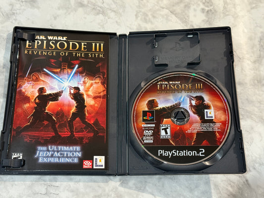 Star Wars Episode III Revenge Of The Sith PS2 CIB Complete w/Manual LucasArts