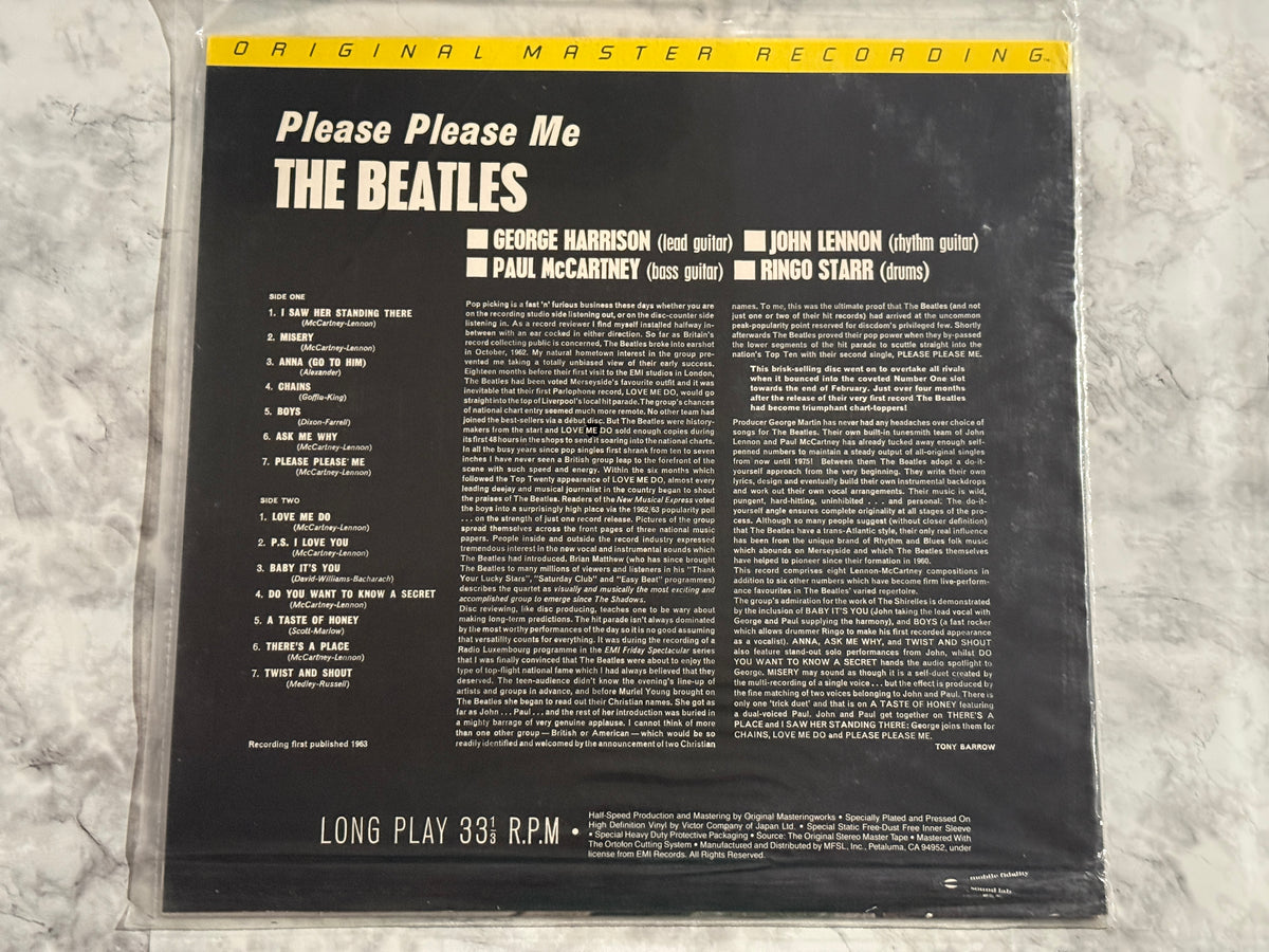 Beatles Please Please Me LP SEALED! MFSL MADE IN JAPAN Mobile Fidelity RARE!