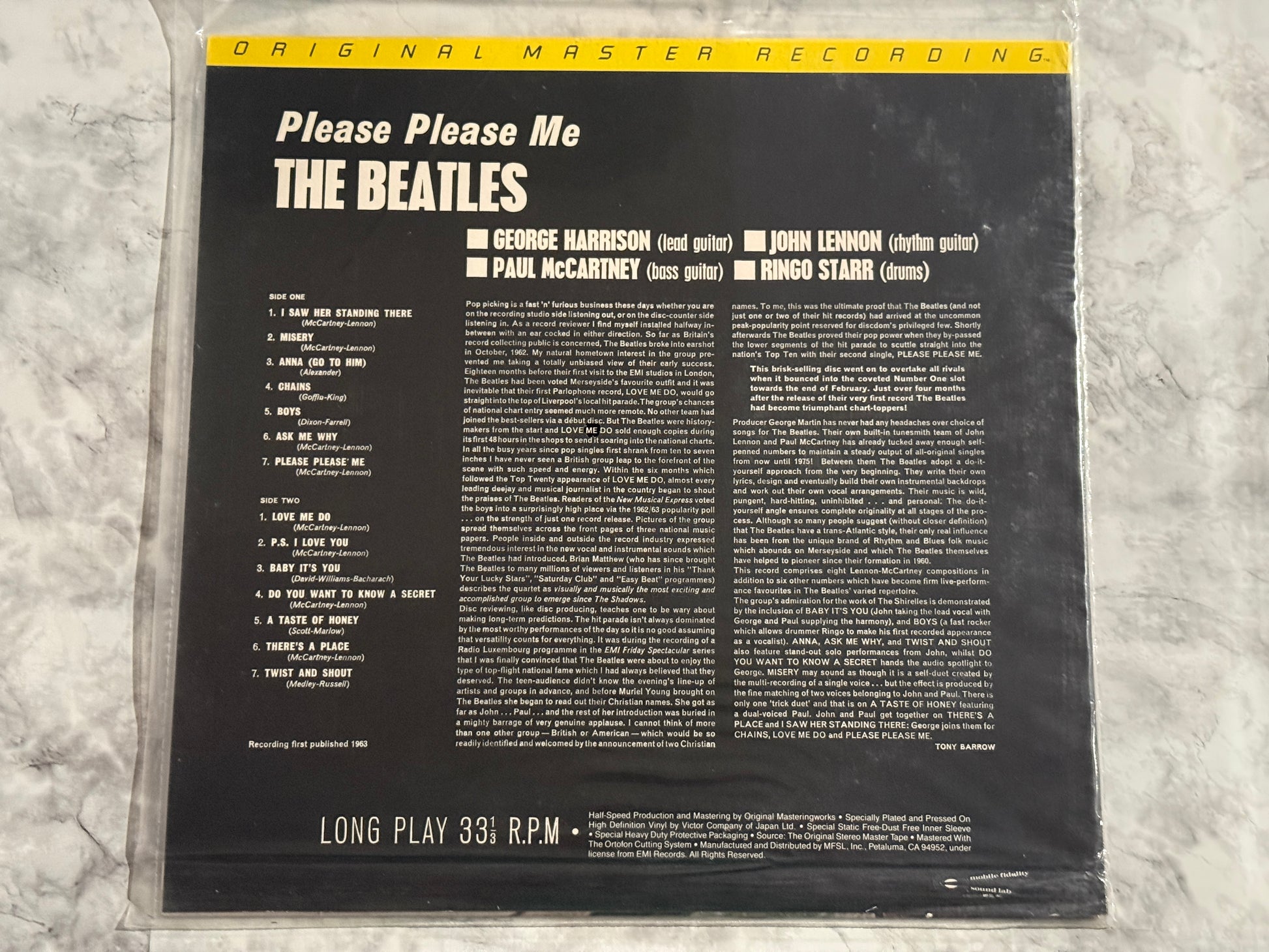 Beatles Please Please Me LP SEALED! MFSL MADE IN JAPAN Mobile Fidelity RARE!