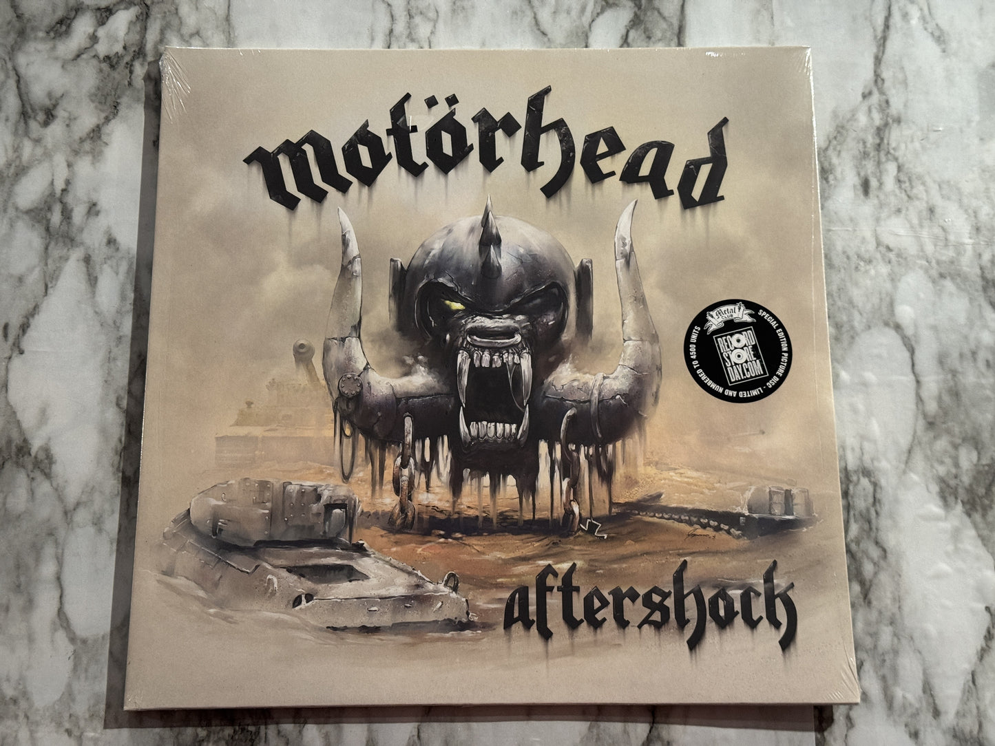 Motörhead Aftershock LP SEALED! RSD 2013 Picture Disc w/Hype sticker! Lemmy art