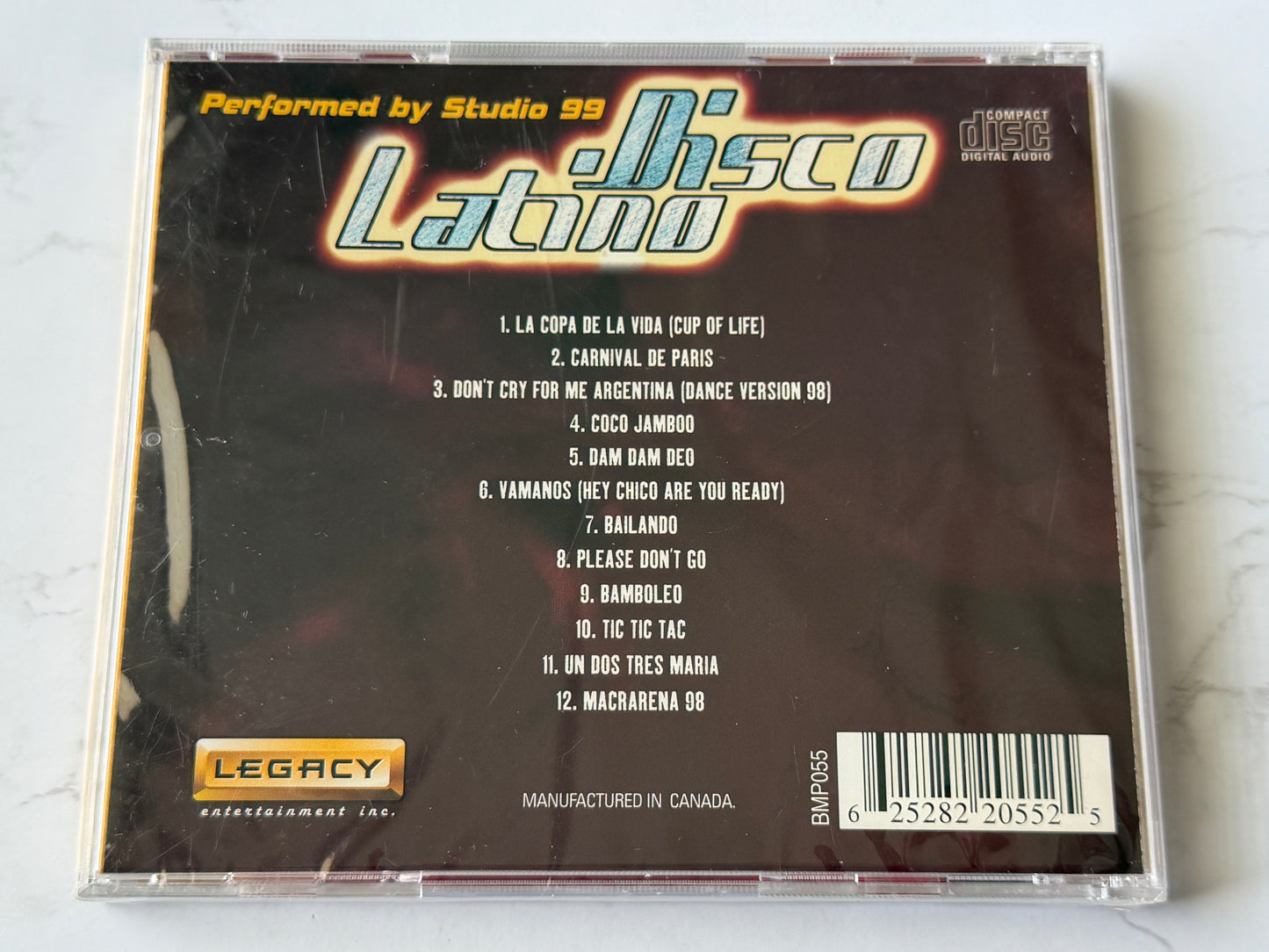 Studio 99 – Latino Disco — 12 Hot Latin Grooves [CANADA PRESS]