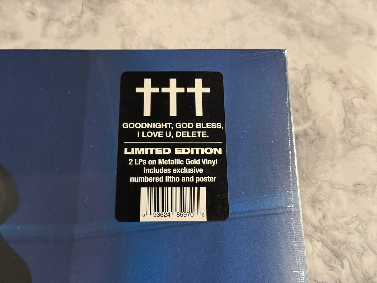 Crosses Goodnight God Bless 2 LP SEALED! METALLIC GOLD VINYL Numbered Litho RARE