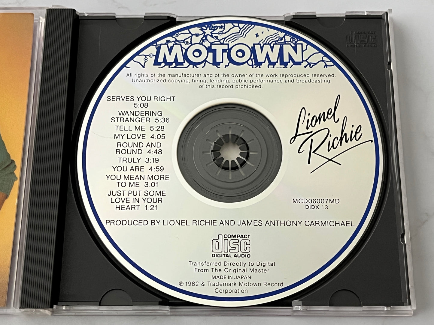 Lionel Richie – Lionel Richie (1982) [JAPAN TARGET ERA]