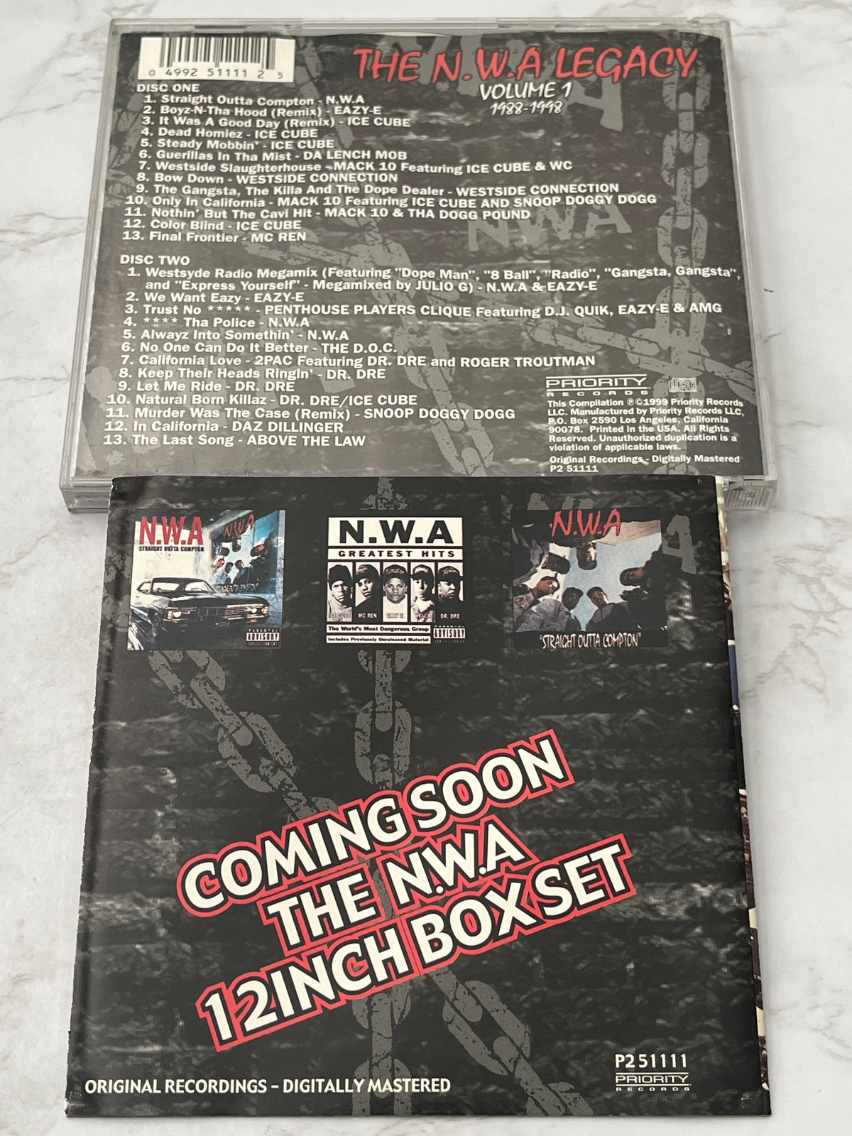 The N.W.A Legacy Volume 1: 1988-1998 (2-CD Set) (1999)