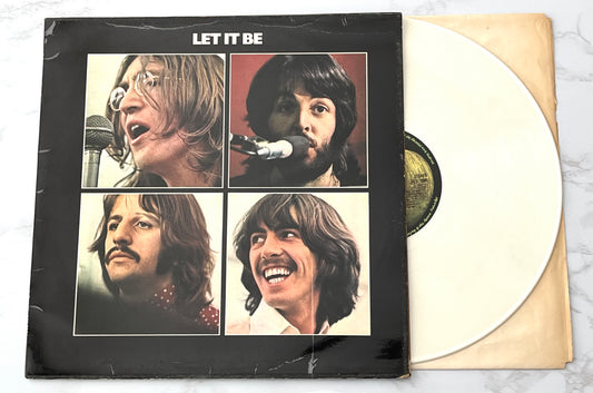 Beatles Let It Be LP ORIGINAL 1978 UK WHITE VINYL Apple PCS 7096 Matrix YEX-773