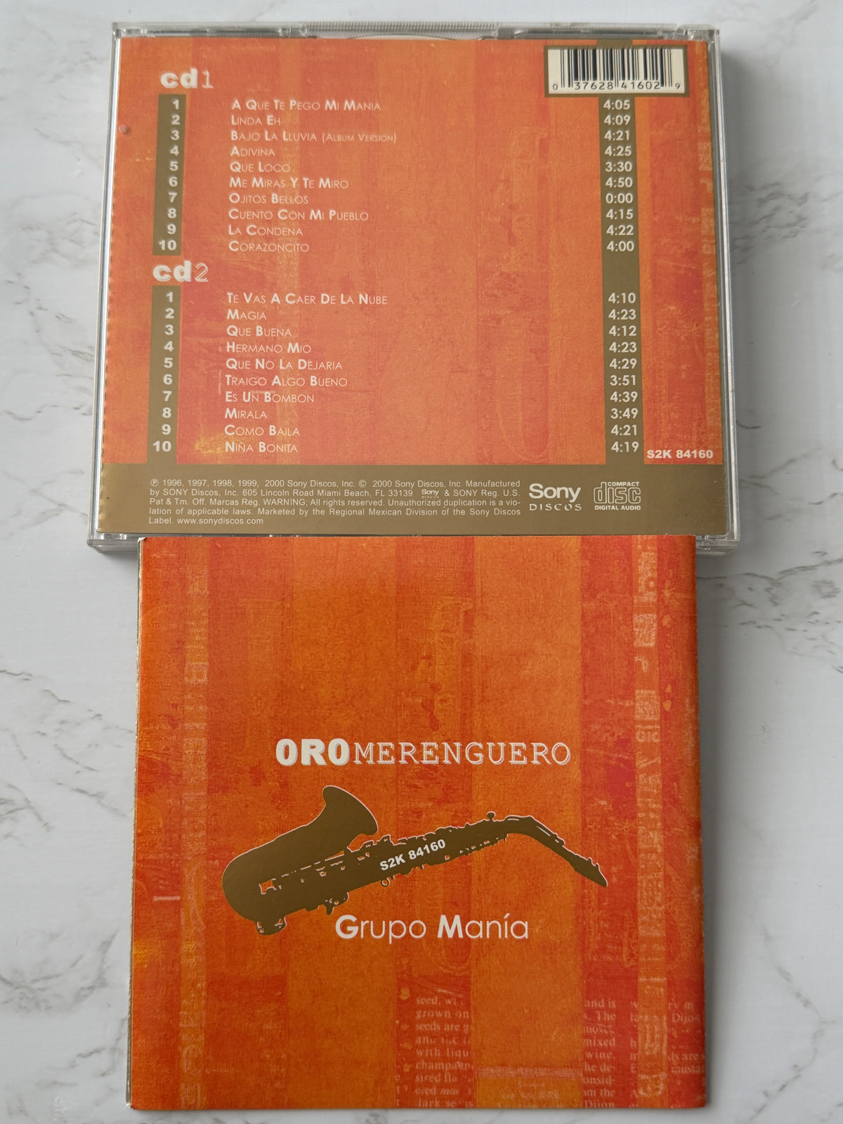 Grupo Mania – Oro Merenguero (2-CD Set) (2000)