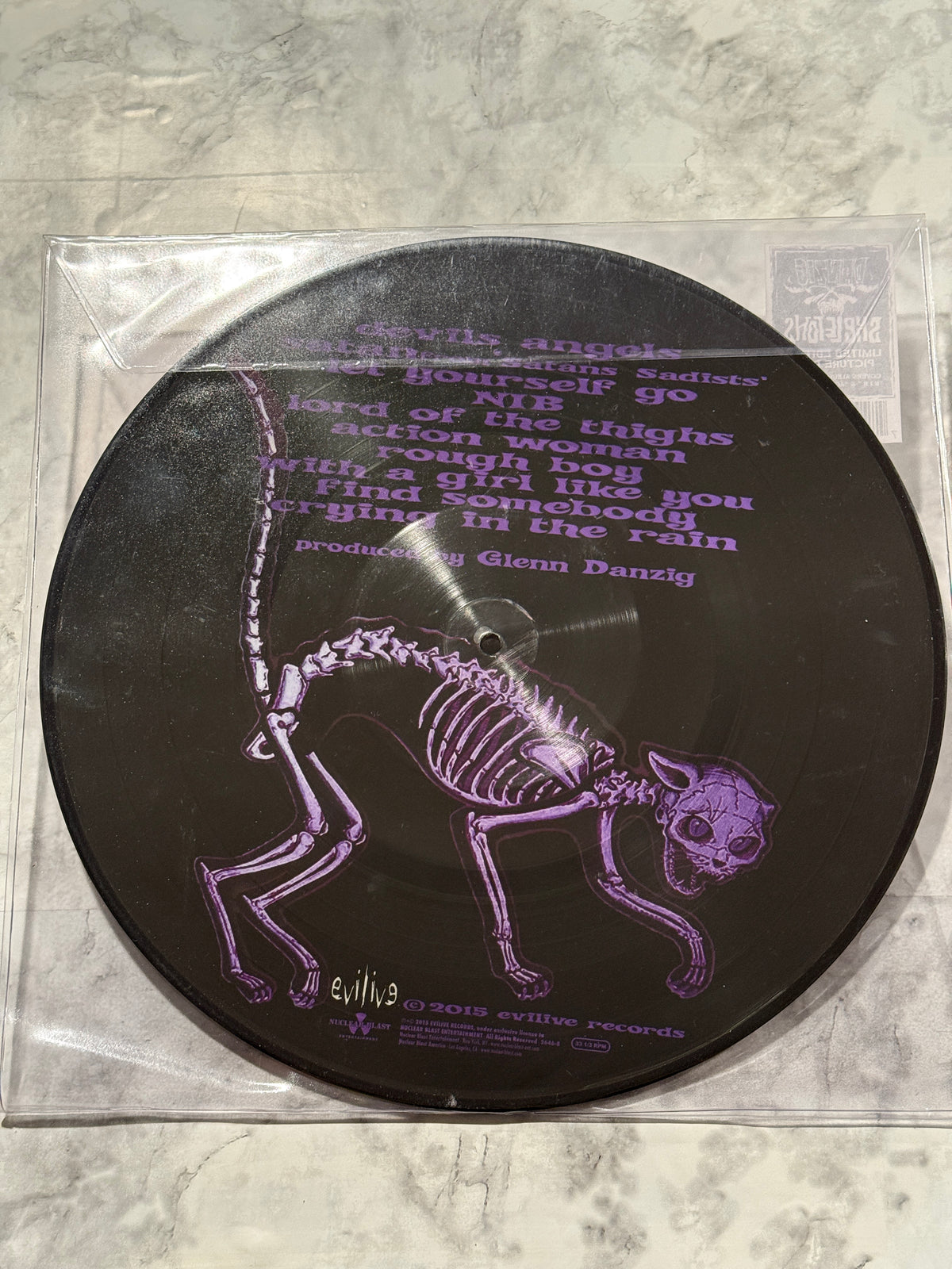 Danzig Skeletons Picture Disc LP 2016 SEALED! w/Hype Sticker Nuclear Blast 36468