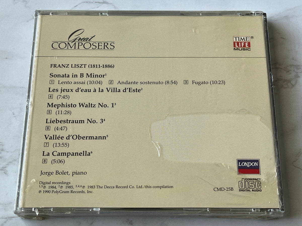 Franz Liszt – Great Composers: Liszt (Disc B) (1990)