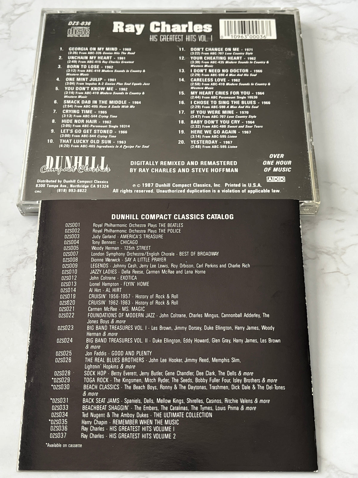 Ray Charles – His Greatest Hits Vol. 1 (1987) [DADC PRESS]