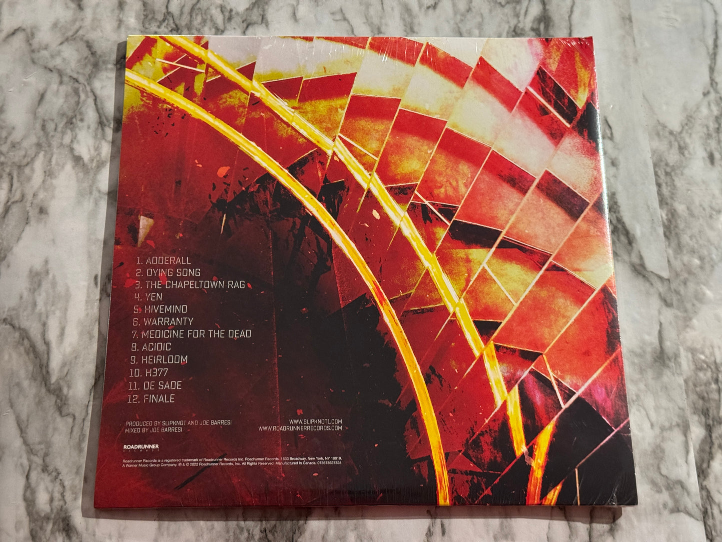 Slipknot The End So Far 2 LP Clear Vinyl 2022 SEALED! Roadrunner Misprint Spine