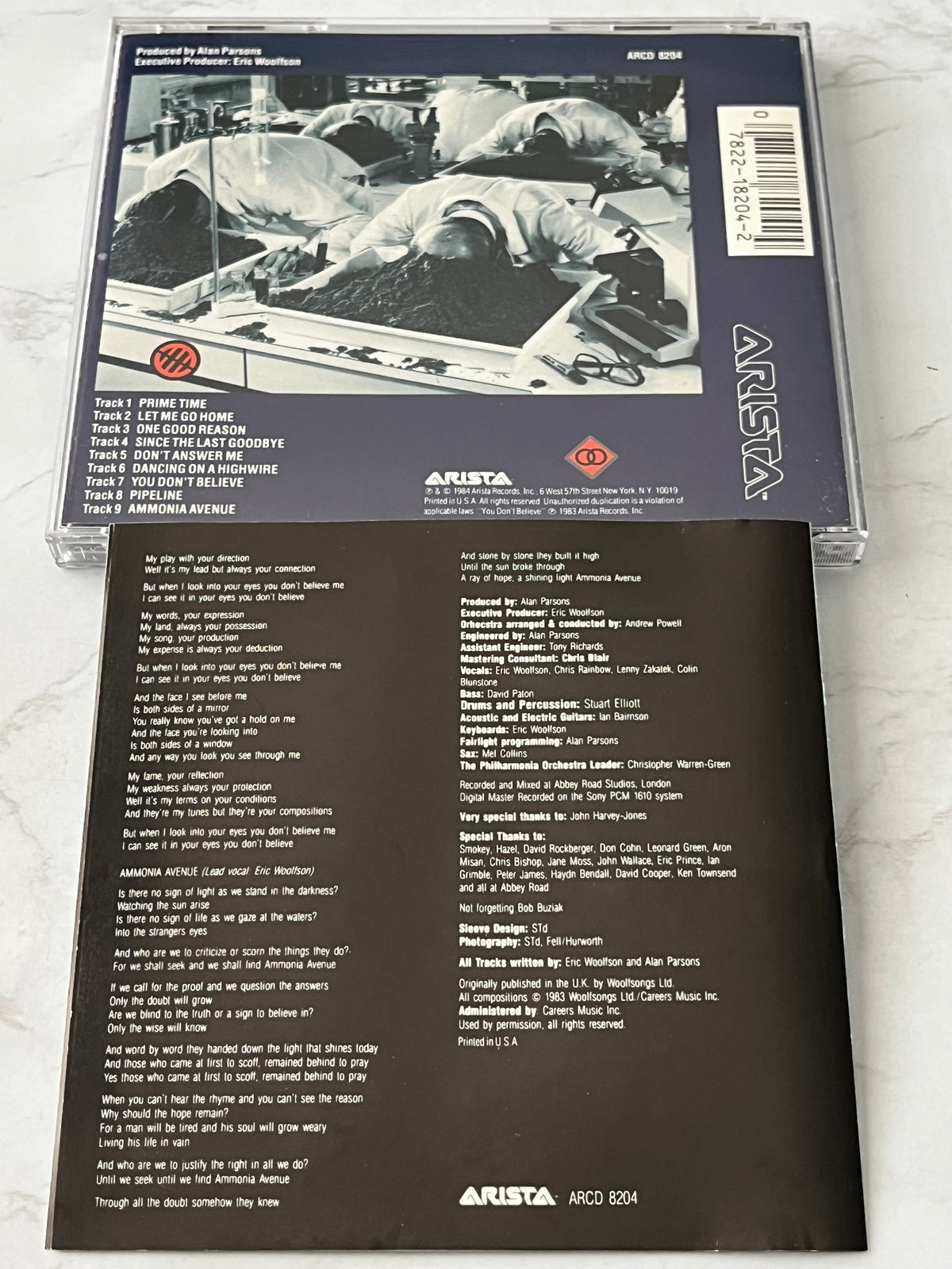 The Alan Parsons Project – Ammonia Avenue (1984)