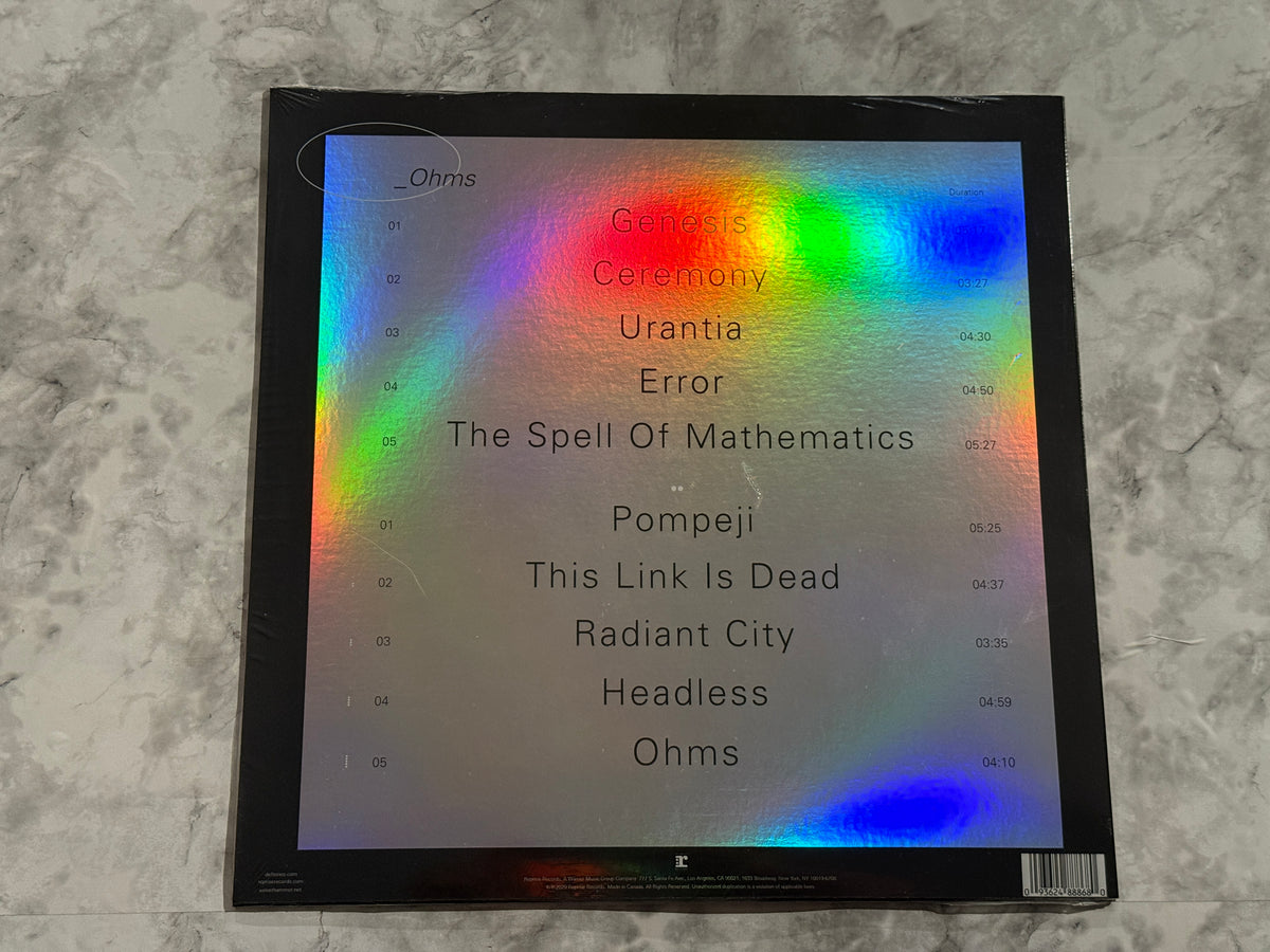 Deftones Ohms LP LIMITED Ed. CLEAR VINYL + Zine SEALED! 2020 COMPLETE RARE! OOP!