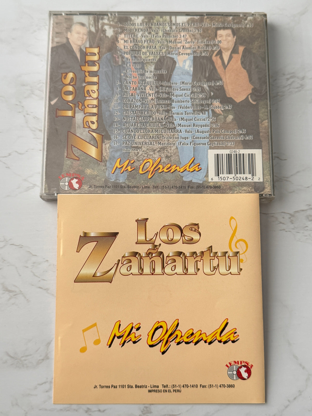 Los Zanartu – Mi Ofrenda [CANADA PRESS]