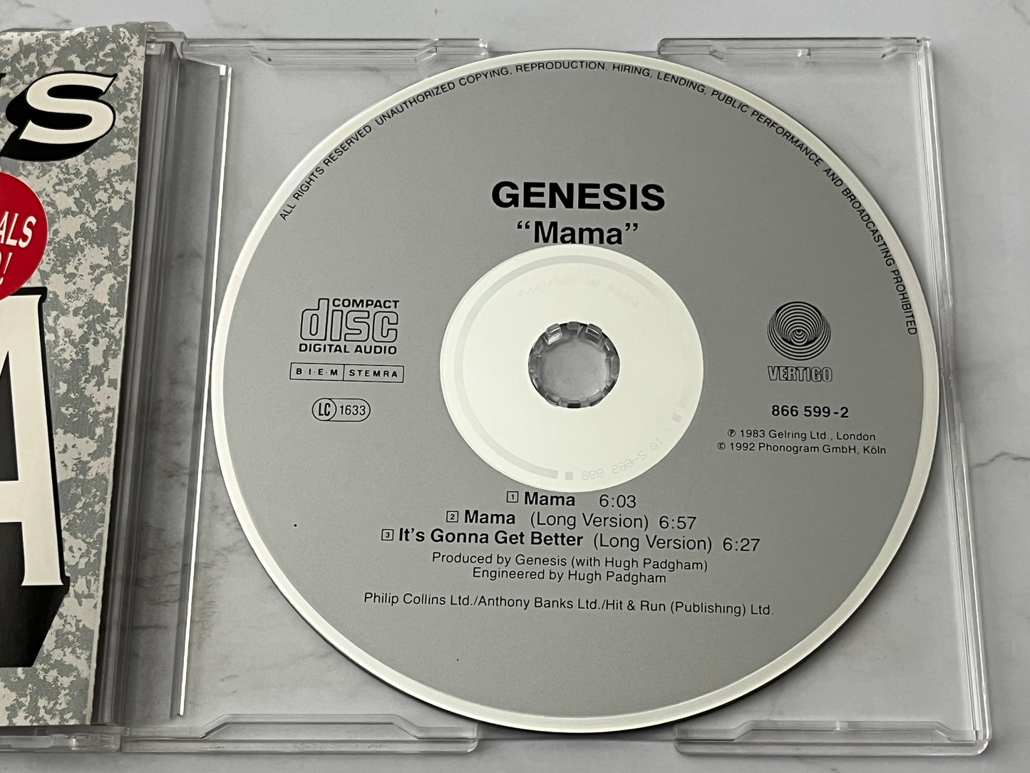 Genesis – Mama (CD Maxi-Single) (1983) [ORIGINAL GERMAN]