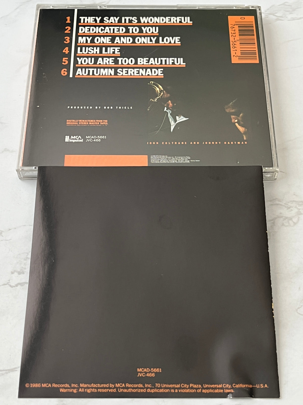 John Coltrane & Johnny Hartman – John Coltrane And Johnny Hartman