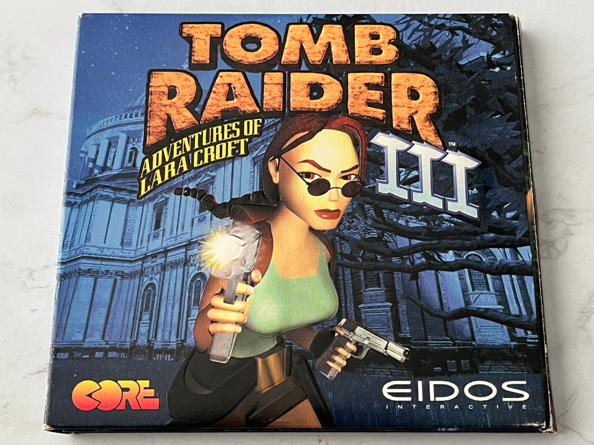 Tomb Raider III Adventures Of Lara Croft PC CD-ROM 1998 Eidos Big Box Demos Disc