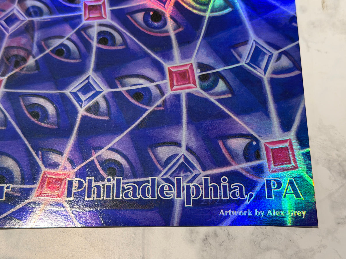 TOOL Concert Poster Philadelphia PA 2/20/2022 Alex Grey Foil Low Number 28/880