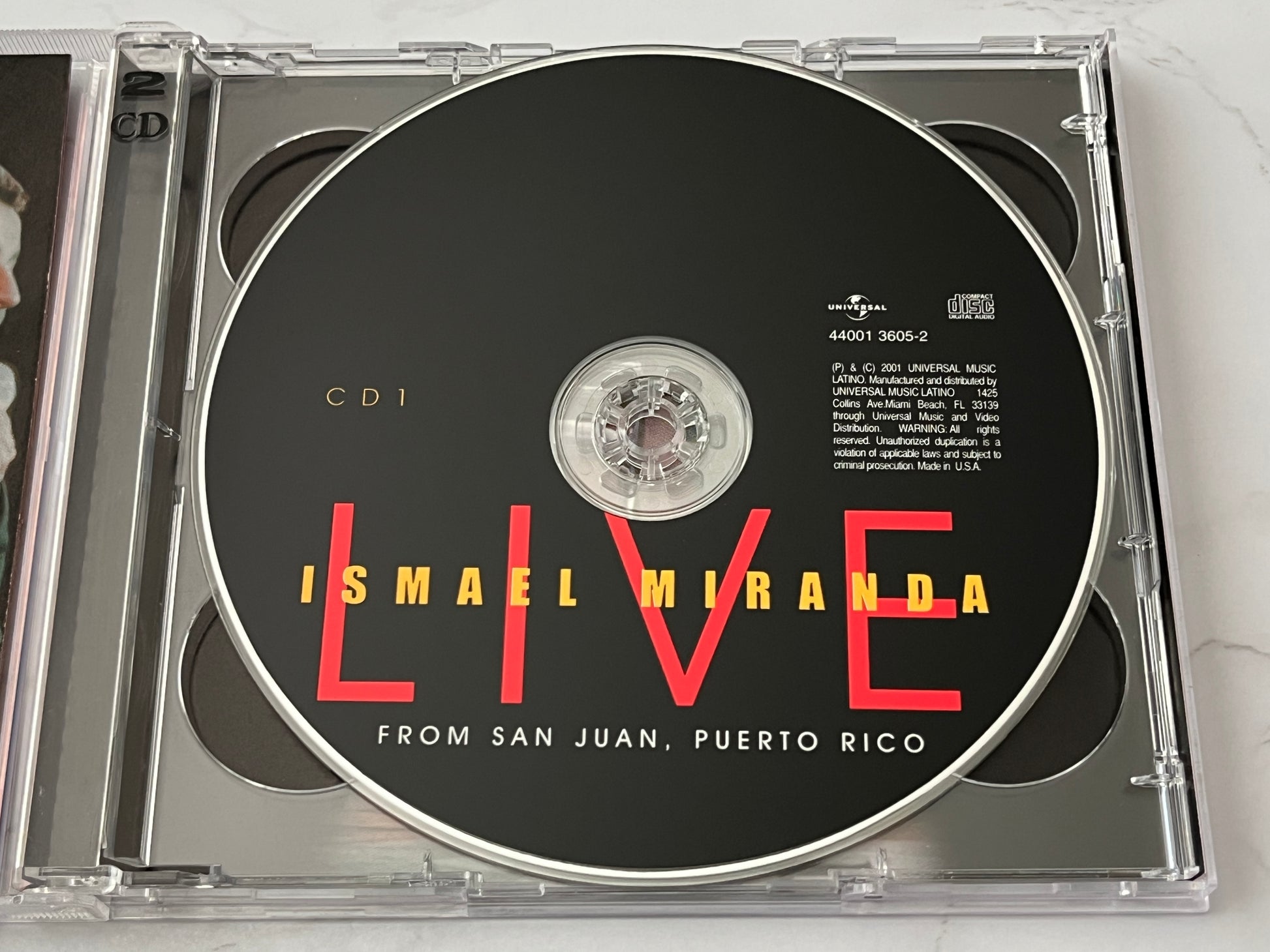 Ismael Miranda – Live From San Juan, Puerto Rico (2-CD Set) (2001)
