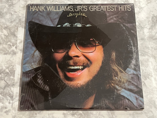 Hank Williams Jr's Greatest Hits LP ORIG. 1982 SEALED! Elektra Family Tradition