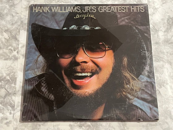 Hank Williams Jr's Greatest Hits LP ORIG. 1982 SEALED! Elektra Family Tradition