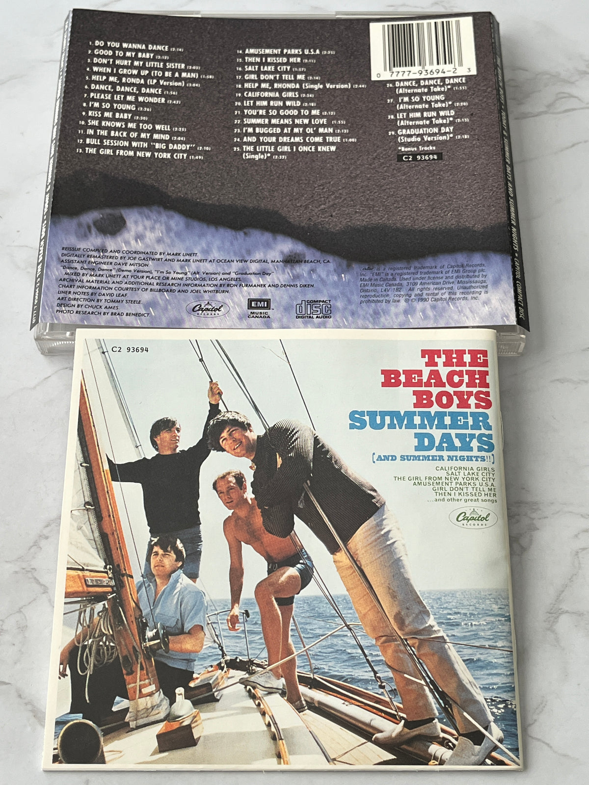 The Beach Boys – Today! / Summer Days (And Summer Nights!!) (2 Albums on 1 (1990) [CANADA PRESS]