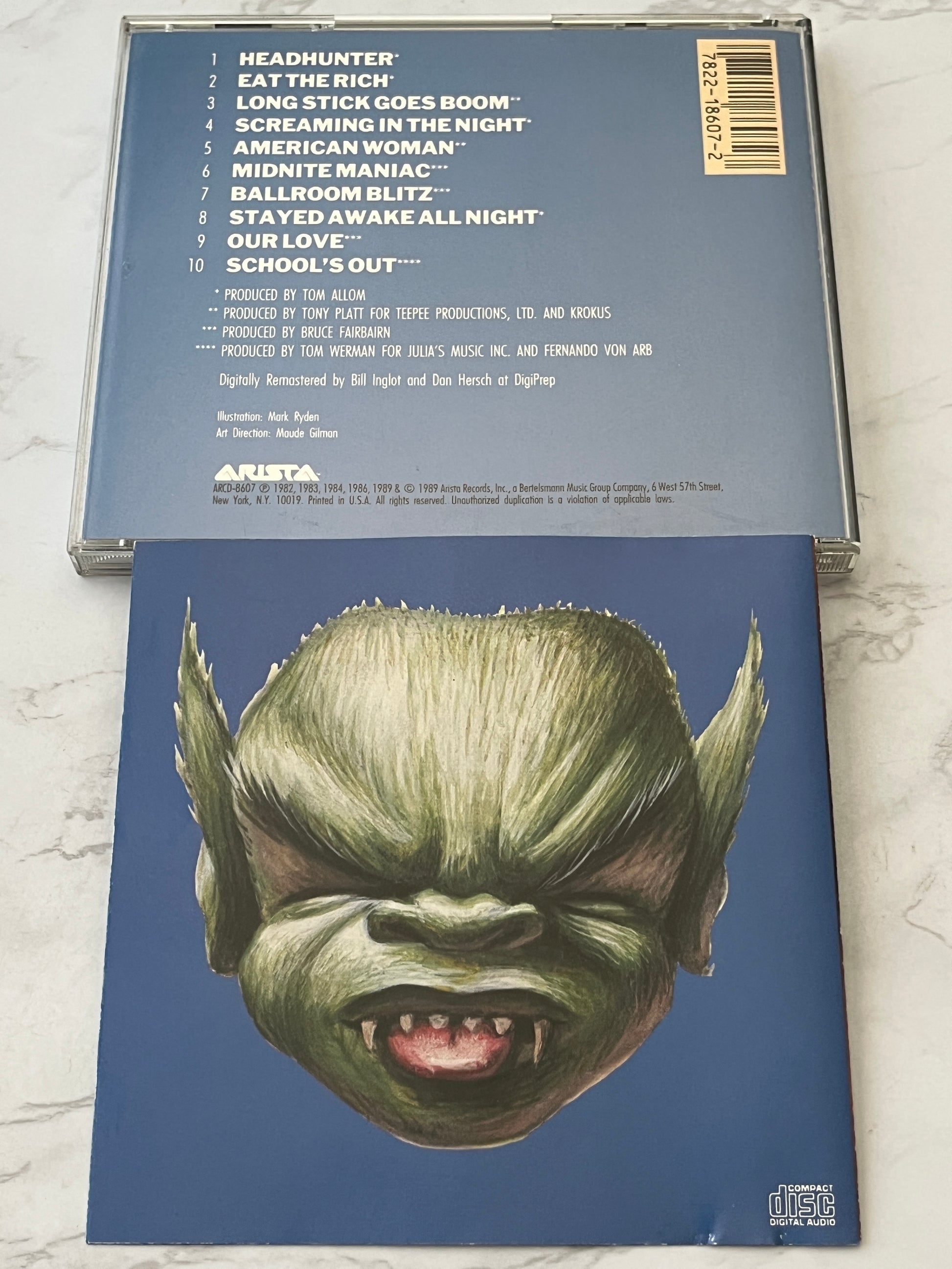 Krokus – The Best Of Krokus: Stayed Awake All Night (1989)