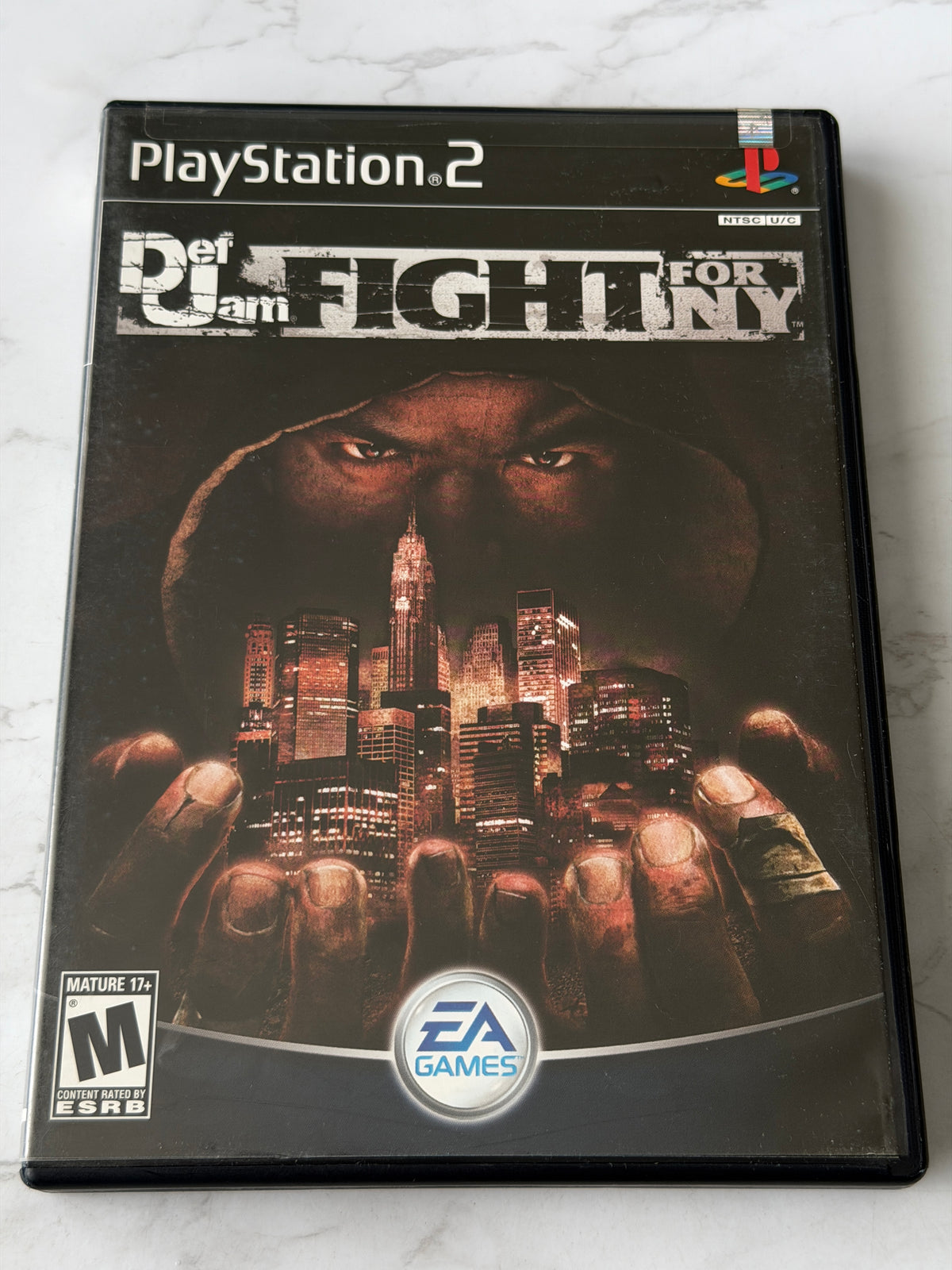 Def Jam Fight For NY PS2 BLACK LABEL CIB Complete w/Manual EA 2004 RARE!