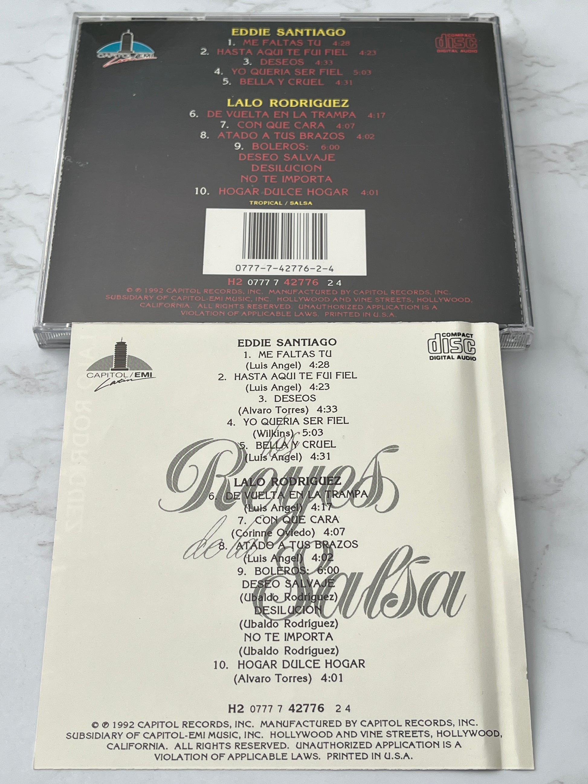 Eddie Santiago / Lalo Rodríguez – Los Reyes de la Salsa (1992)