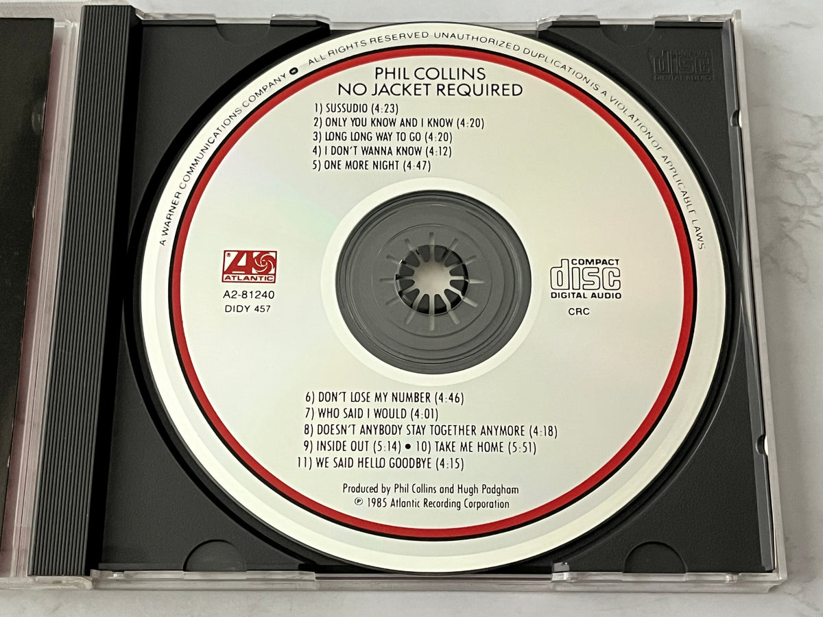 Phil Collins – No Jacket Required (1985) [DADC PRESS]