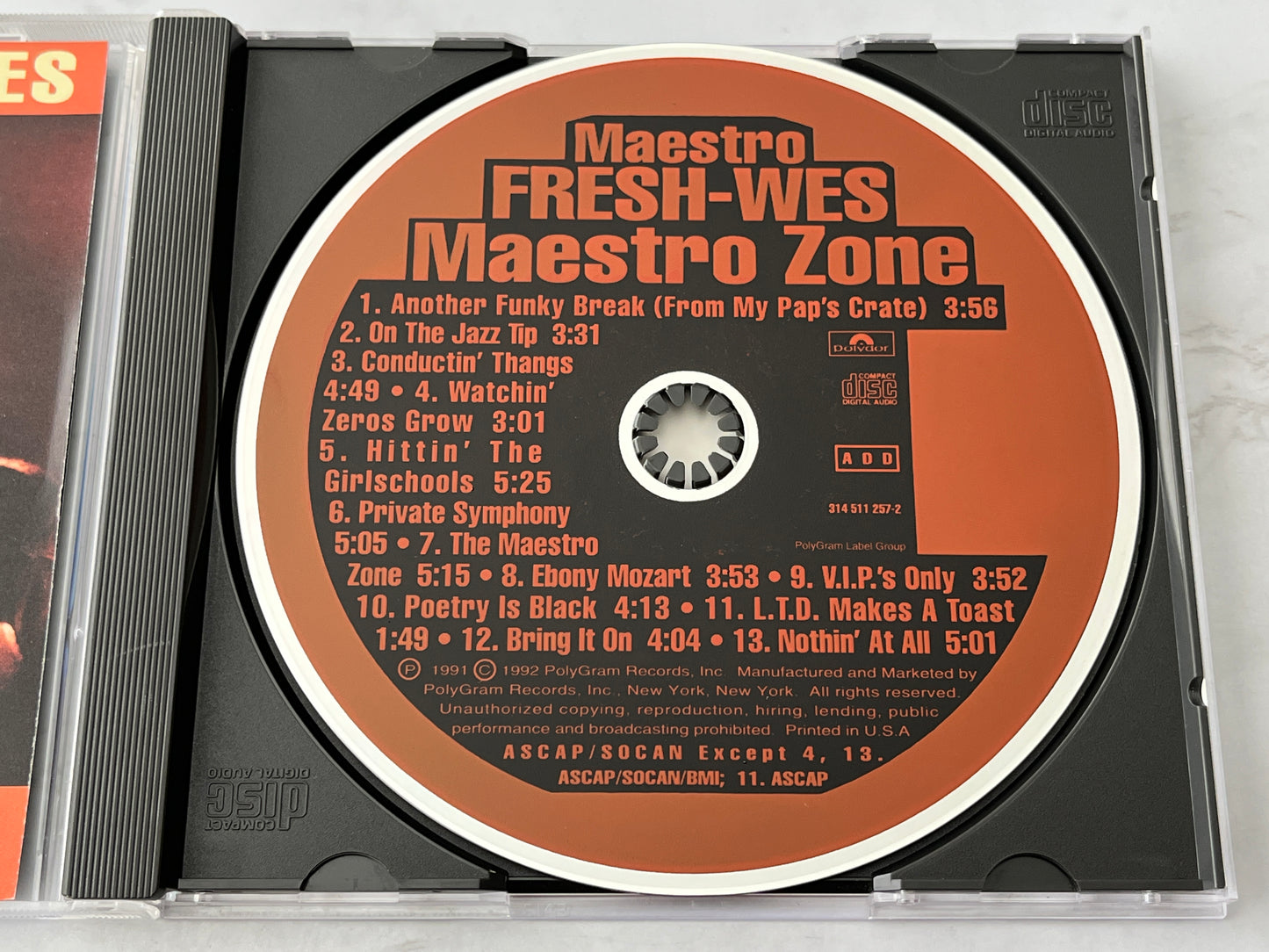 Maestro Fresh-Wes – Maestro Zone (1992)