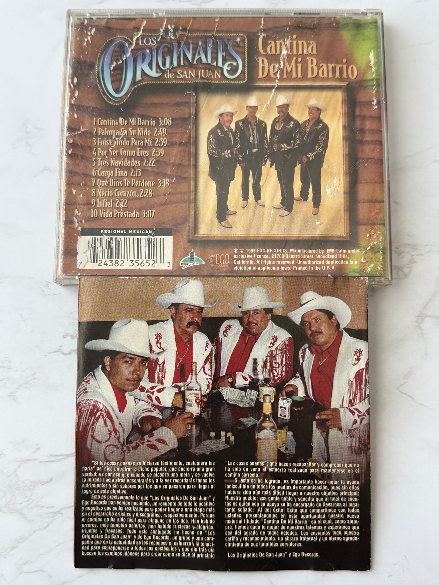 Los Originales De San Juan – Cantina De Mi Barrio (1997)