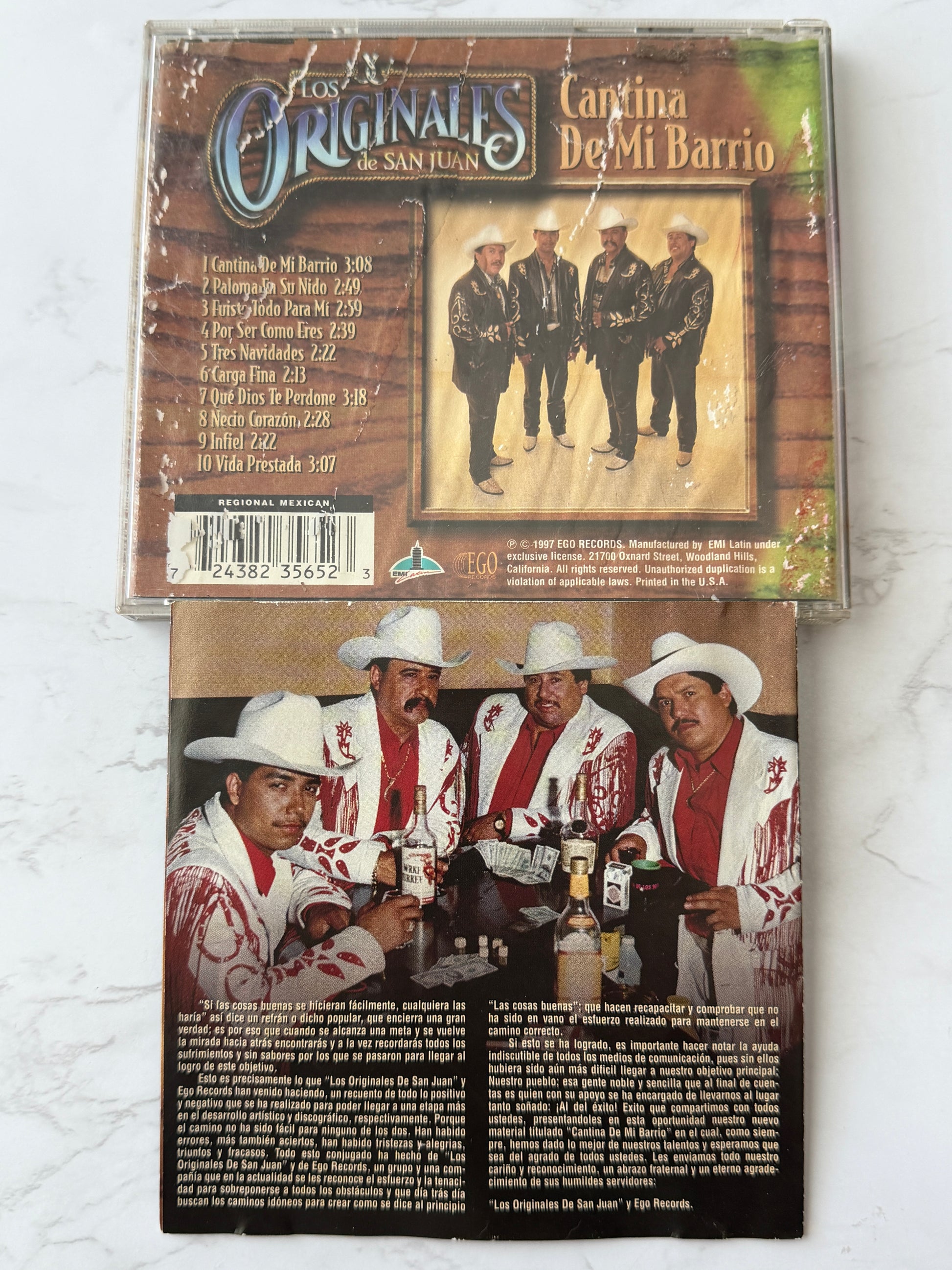Los Originales De San Juan – Cantina De Mi Barrio (1997)