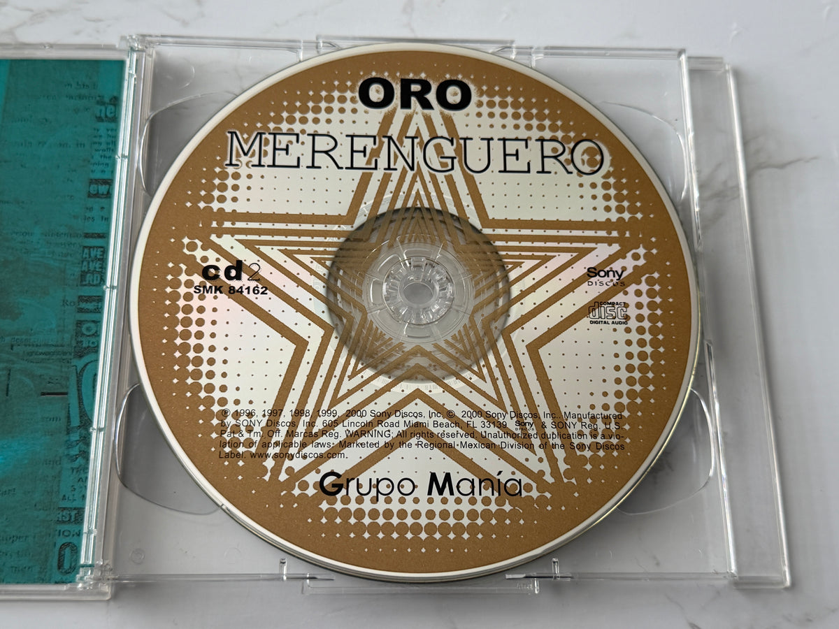 Grupo Mania – Oro Merenguero (2-CD Set) (2000)