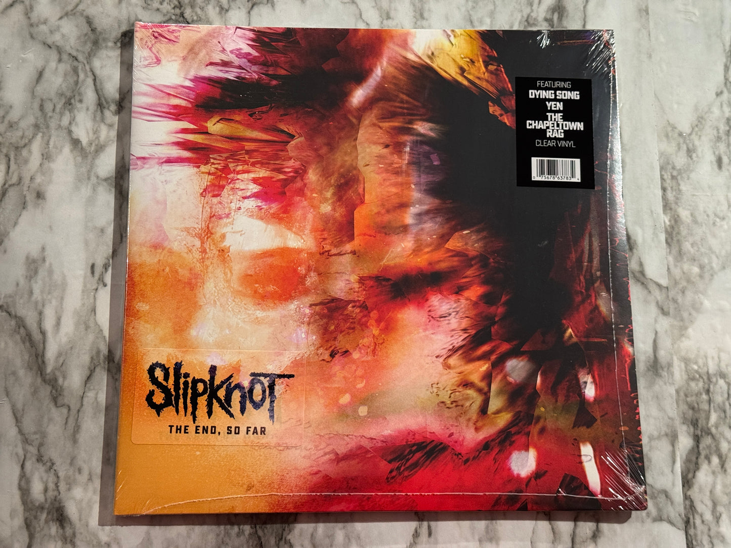 Slipknot The End So Far 2 LP Clear Vinyl 2022 SEALED! Roadrunner Misprint Spine