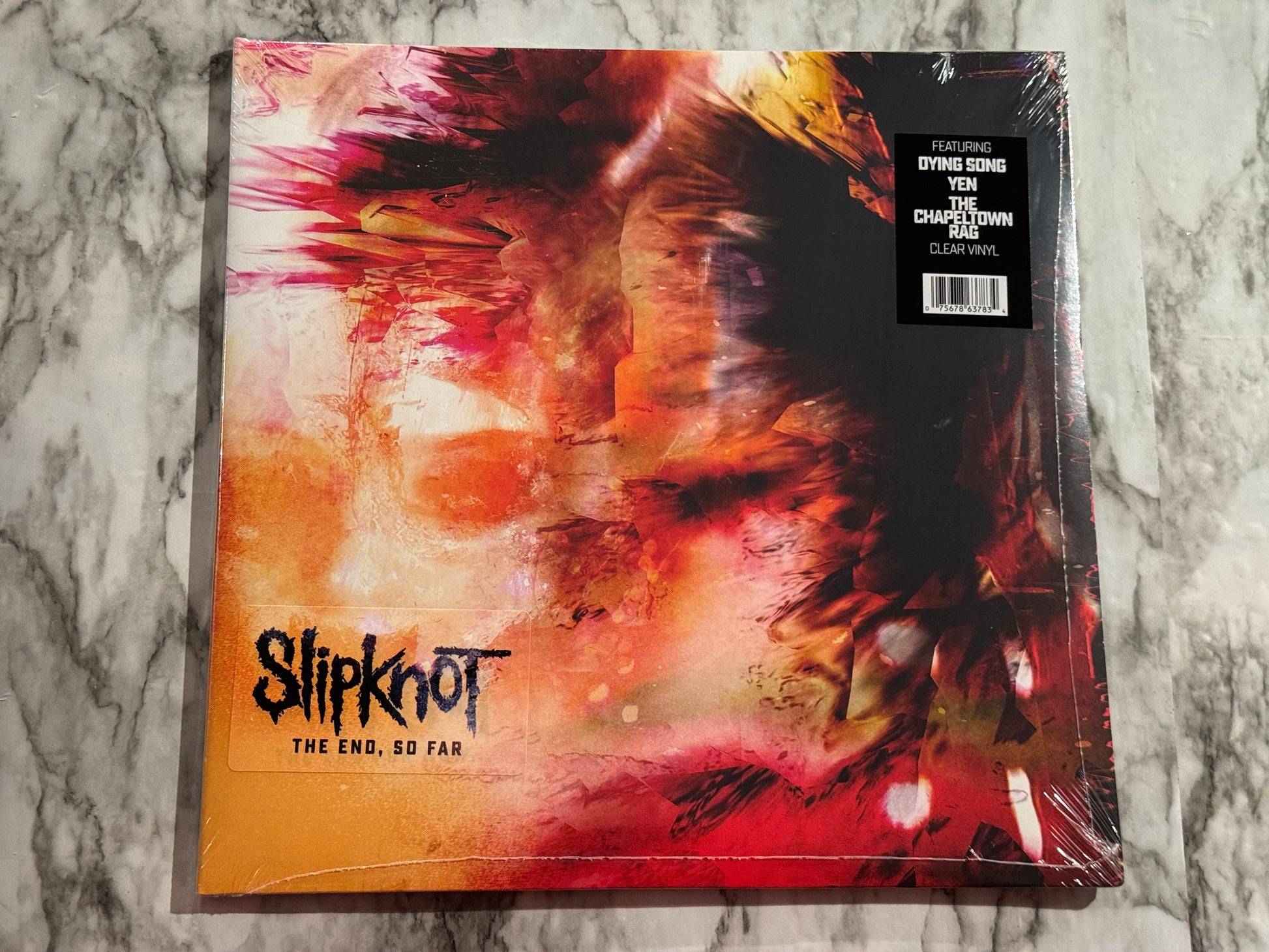 Slipknot The End So Far 2 LP Clear Vinyl 2022 SEALED! Roadrunner Misprint Spine